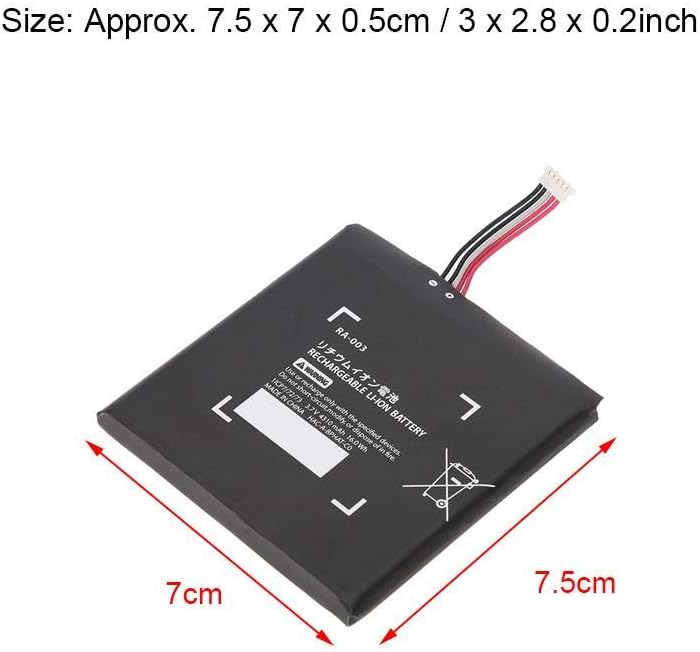 Wiederaufladbare Batterien, 4310 mAh internes Batterie-Ersatz-Kit für die Spielekonsole für den Nint