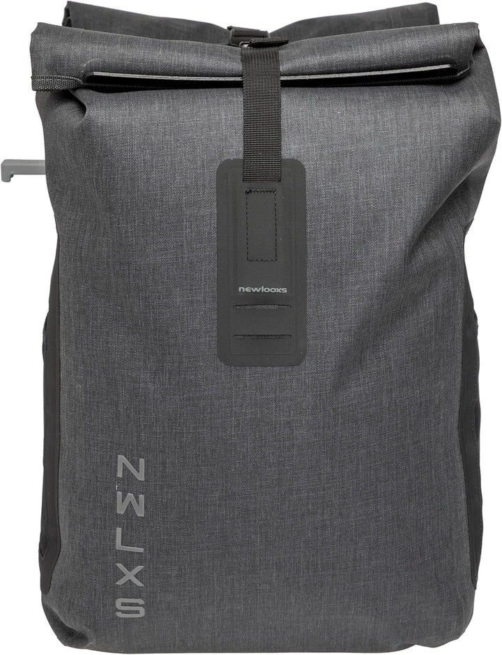 New Looxs Unisex-Adult Varo Double MIK Doppelte Fahrradtasche, Grey, 40 Liter 40 Liter Grey, 40 Lite