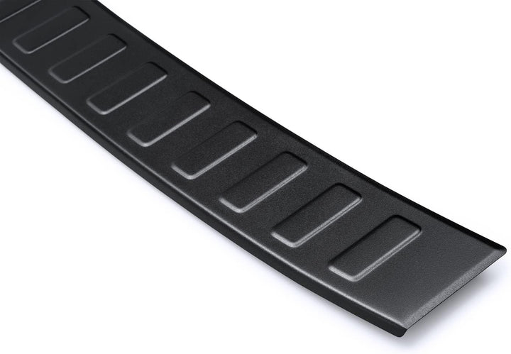 teileplus24 AL103 Ladekantenschutz Aluminium kompatibel mit VW Touran 2 5T 2015-, Farbe:Schwarz, Sch