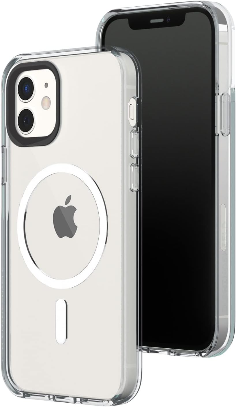 RhinoShield Clear Case kompatibel mit MagSafe für [iPhone 12/12 Pro]|Überragende Magnetstärke, Vergi