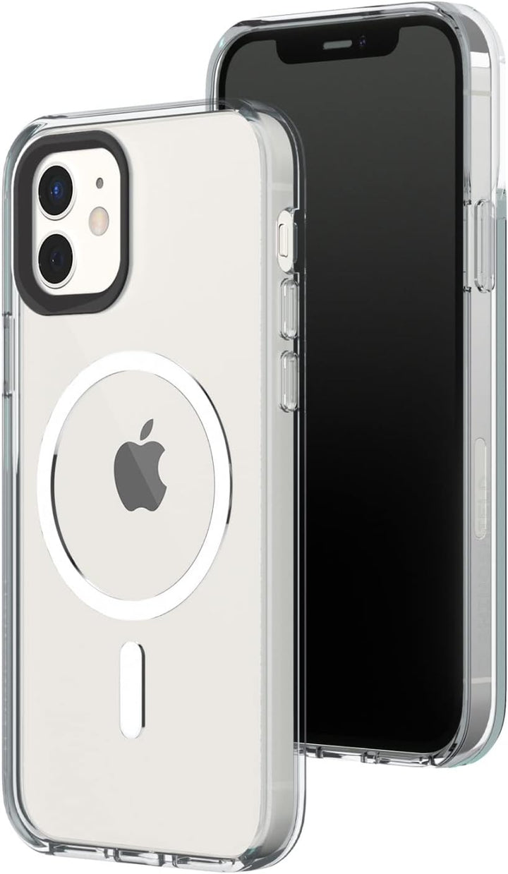 RhinoShield Clear Case kompatibel mit MagSafe für [iPhone 12/12 Pro]|Überragende Magnetstärke, Vergi