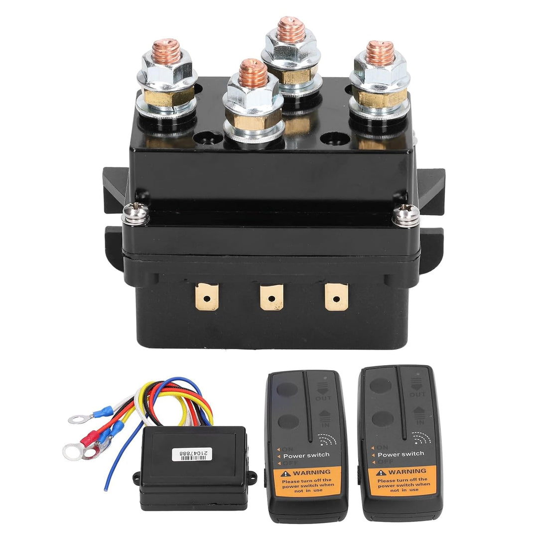 Yctze Elektrische Windensteuerung Windenrelais DC500A 12V Kabelloses Winden-Fernbedienungs-Kit Winde