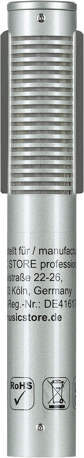 Fame Audio Pro Series VRM-12, Bändchenmikrofon in Silber, Richtcharakteristik Acht, XLR 3 Pol Anschl