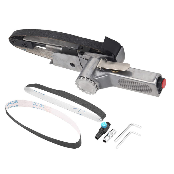 20mm Pneumatischer Bandschleifer, Luftbandschleifer Polierer Schleifmaschine Werkzeugmetall