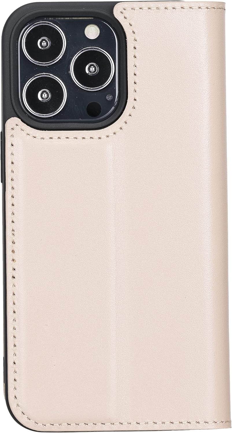 Solo Pelle aufklappbare Lederhülle kompatibel für iPhone 13 Pro Max in 6.7 Zoll inkl. 1 Kartenfach f