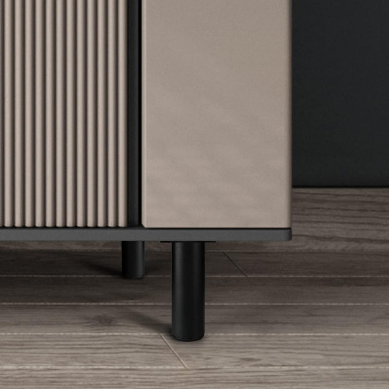 Qrity 250mm Höhe Möbel Beine Schrankfüsse Aluminiumlegierung Küchenfüsse Sofa Füsse Metall Tischbein