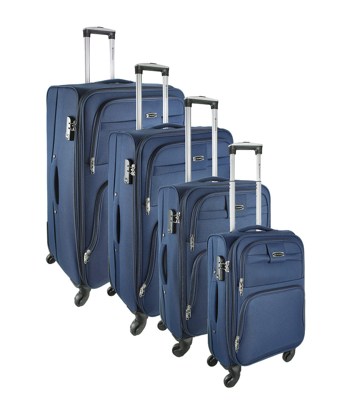 Goldhofer® Reisekoffer Set in 4 Grössen und 4 Farben (Blau), Blau