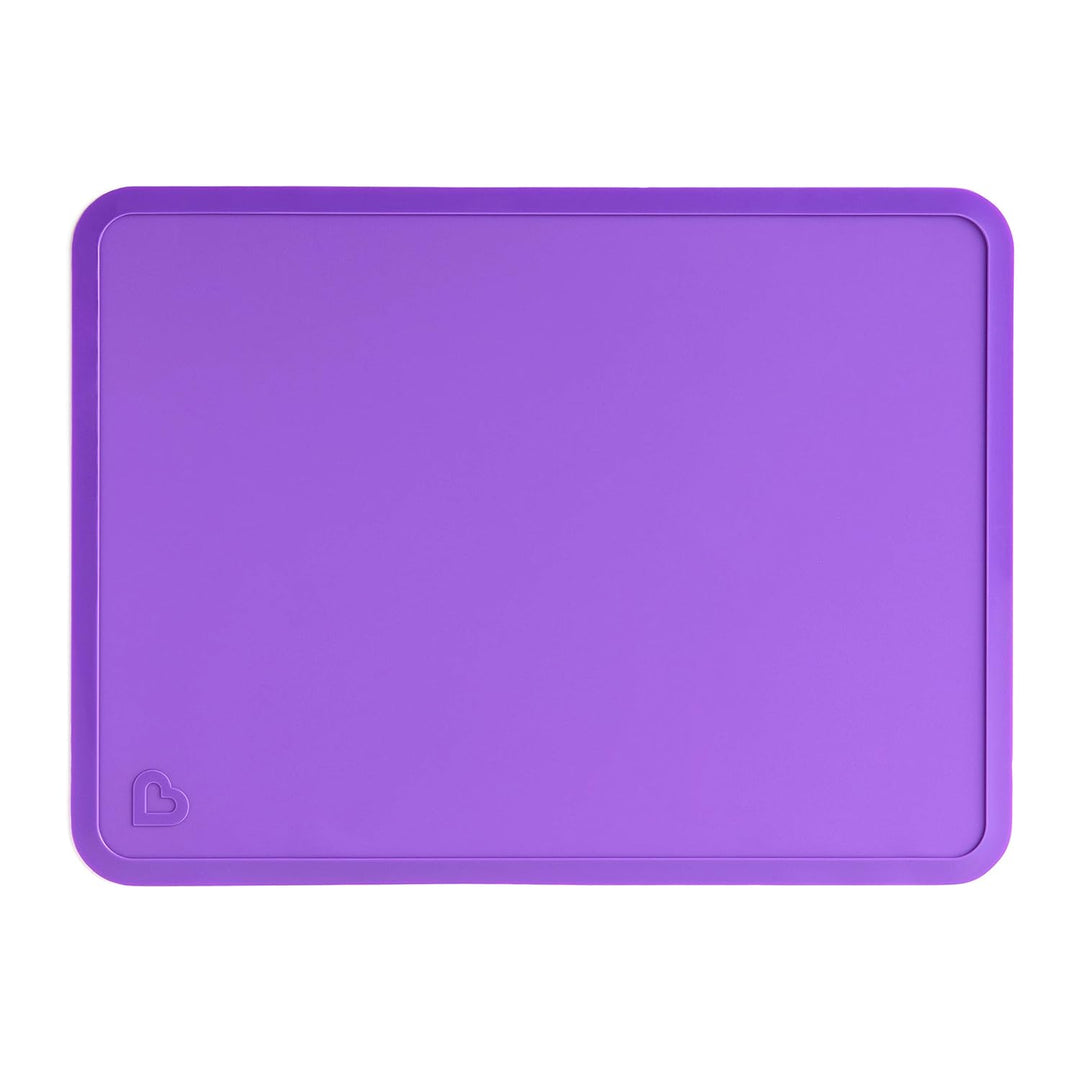 Munchkin Silikon-Tischsets für Kinder, 2er-Pack, blau/lila