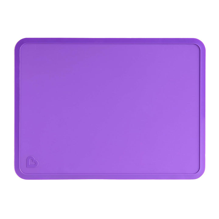 Munchkin Silikon-Tischsets für Kinder, 2er-Pack, blau/lila