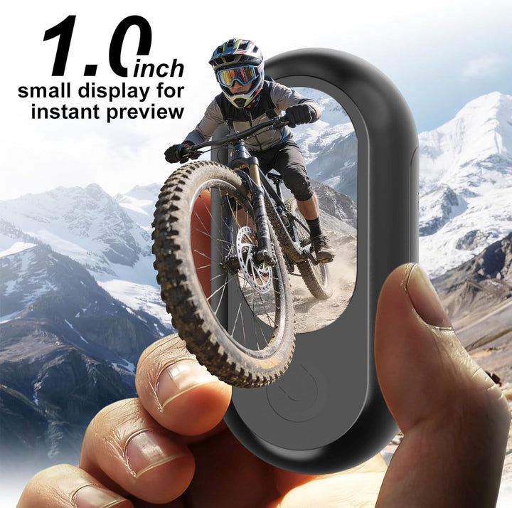 Mini-Action-Kamera,32GB Mini-Sportkamera, Körperkamera, HD 1080P, Schwarz, Schwarz