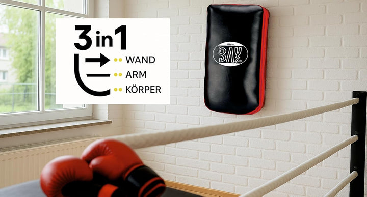 BAY Wand ARM KÖRPER Schlagpolster - 3 in 1 - Modell Wall - ARM - Body Schlagkissen Sandsack Boxsack