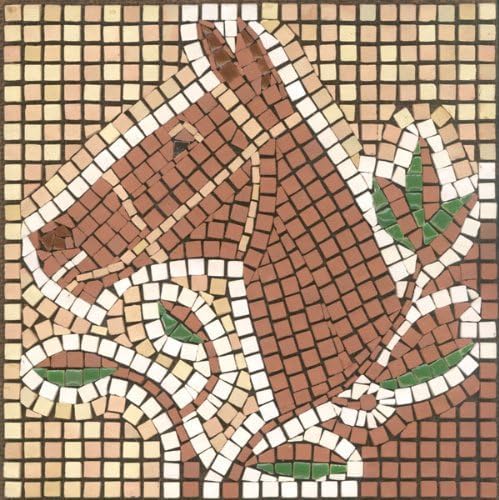 ALEA Mosaic Mosaik Bastelsets 15x15cm, Pferd, Pferd