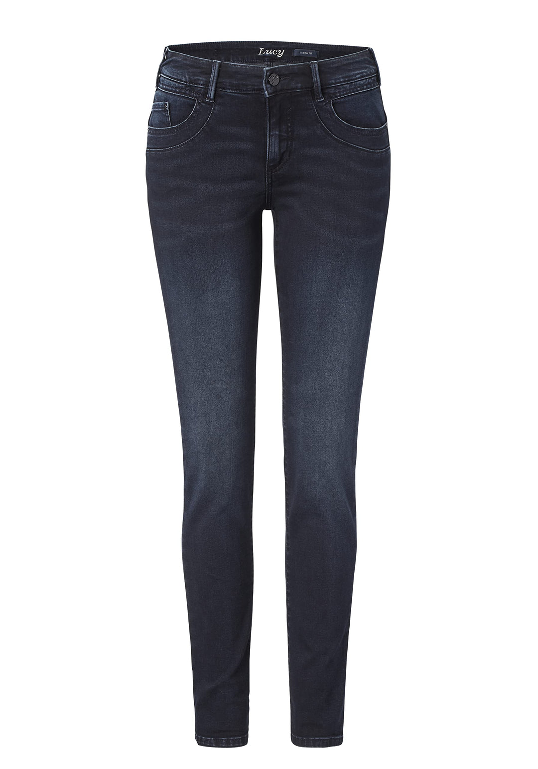 PADDOCK'S Shape Denim Röhrenjeans mit Stretch Lucy Bue Black Dark Stone 5732 40W / 34L, Bue Black Da