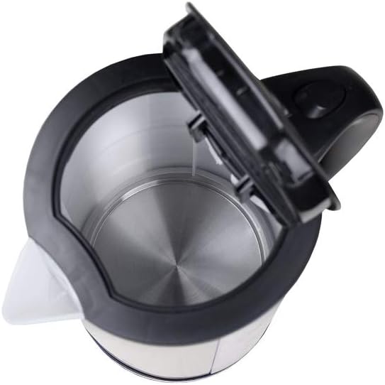 Adler AD 1216 FO-AD1216, Kunststoff, 1.7 liters, Silber/Schwarz 1 - Pack Noir, plastique 1.7 Liter,