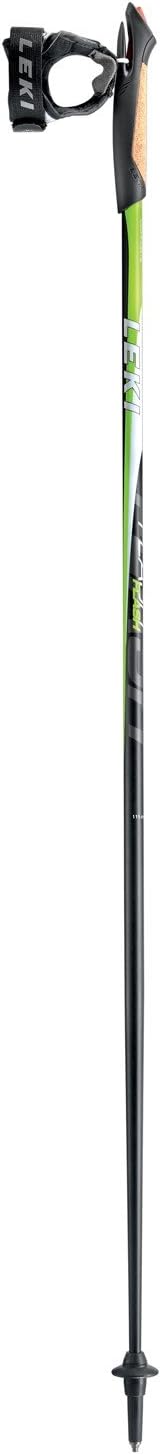 LEKI Nordic Walking Stock Flash Shark 120 White-Green-Anthracite, 120 White-Green-Anthracite