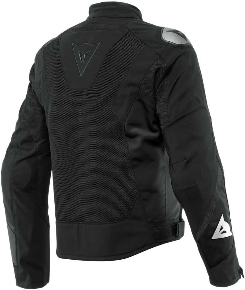 Dainese Herren Energyca Air Tex Jacket Motorradjacke Cordura mit Protektoren 62 Schwarz/Schwarz, 62