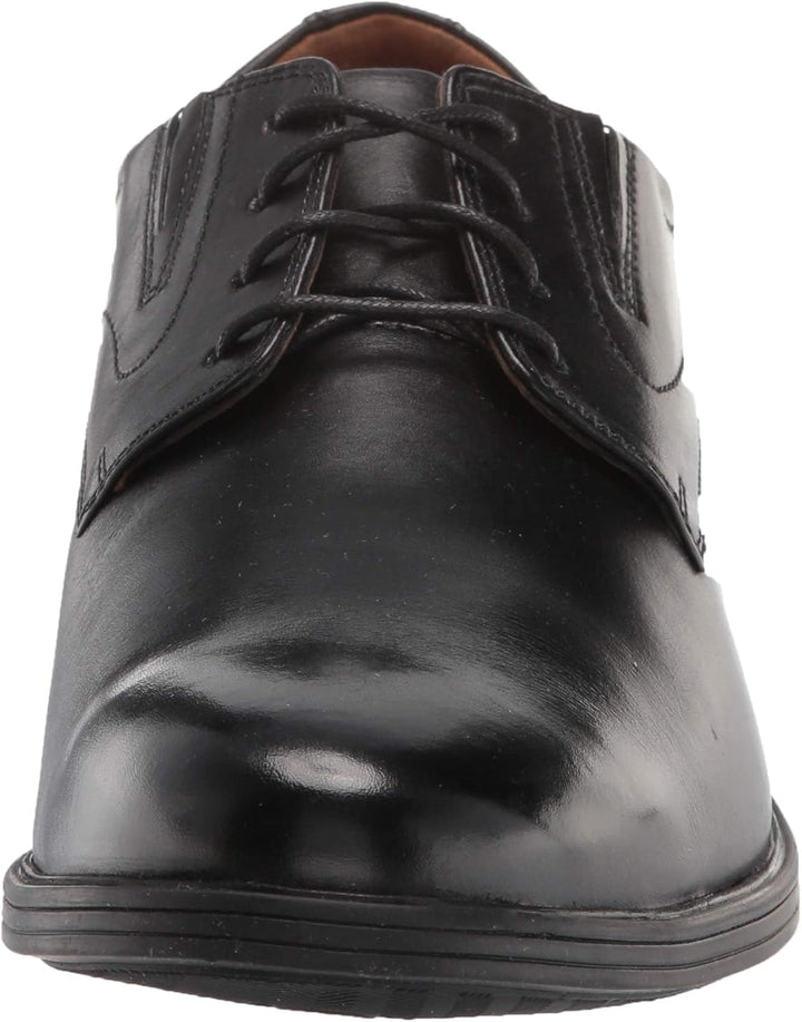 Clarks Whiddon Plain Toe Schnürhalbschuh für Herren, Oxford 39.5 EU Schwarzes Leder, 39.5 EU Schwarz