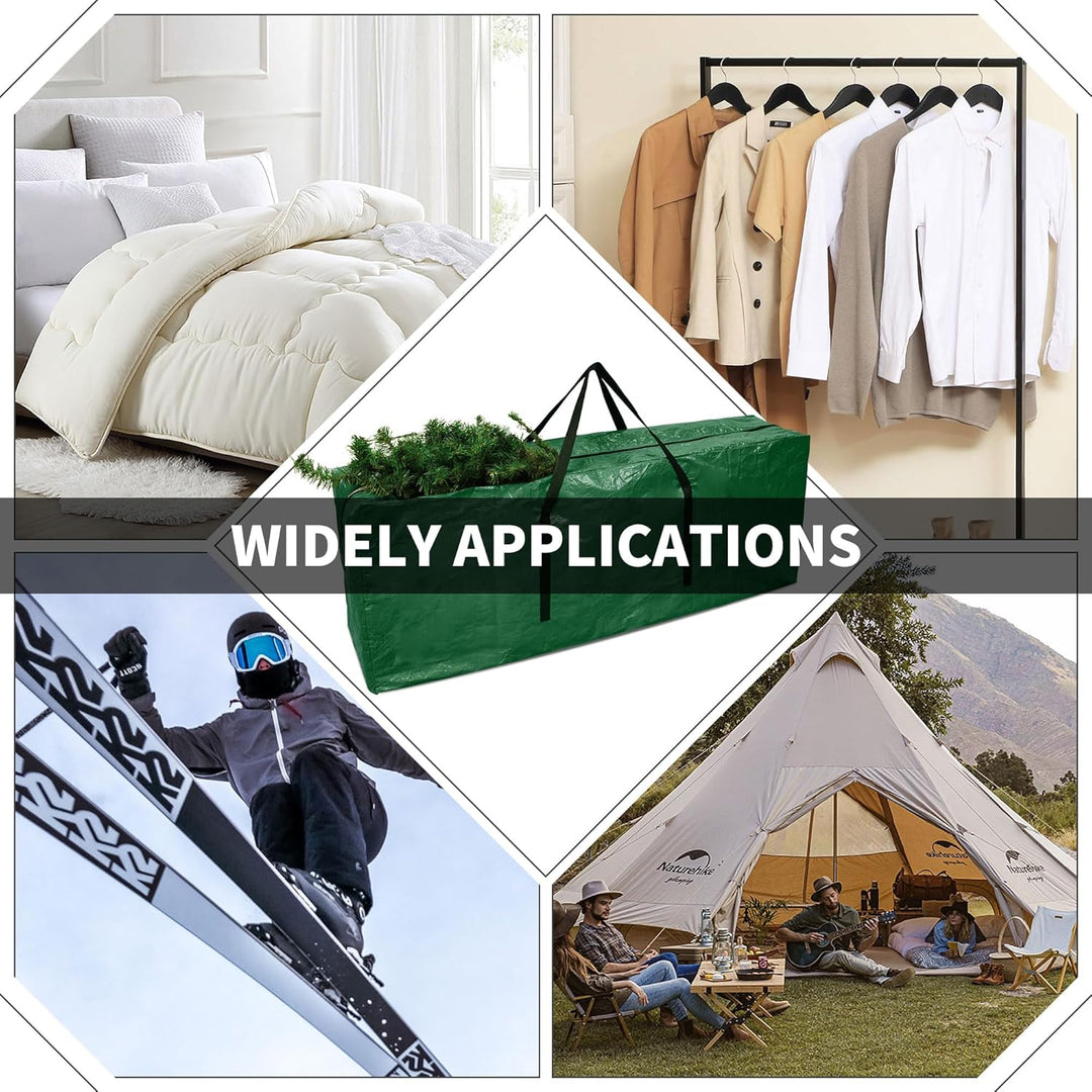 Weihnachtsbaum Aufbewahrungstasche - Rot Weihnachtsbaum Tasche Urlaub extra gross für bis zu 9Ft Bau