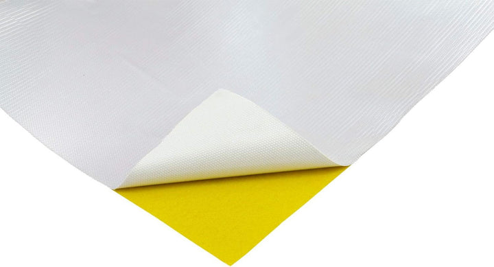 DL-Racing 50x50cm Alu-Fiberglas Hitzeschutzmatte selbstklebend Isoliermatte Hitzeschutzfolie | 0,65m
