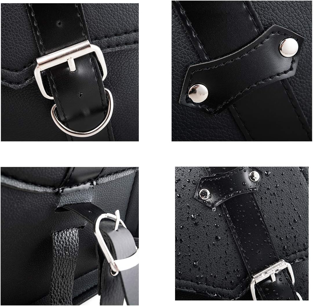 Motorrad PU Leder Satteltasche Universal Motorräder Werkzeugtaschen (Recht)