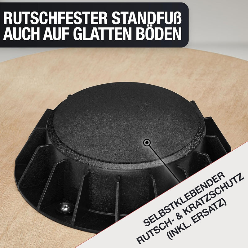 NAJATO Sports Balance Board – Wackelbrett mit rutschfestem gummiertem Standfuss – Gleichgewichtstrai