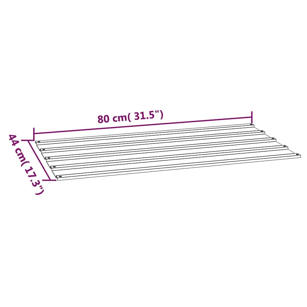 vidaXL Dachplatten 12 Stk., Trapezblech Wellblech, Dachblech Profilblech für Gerätehaus, Metallblech