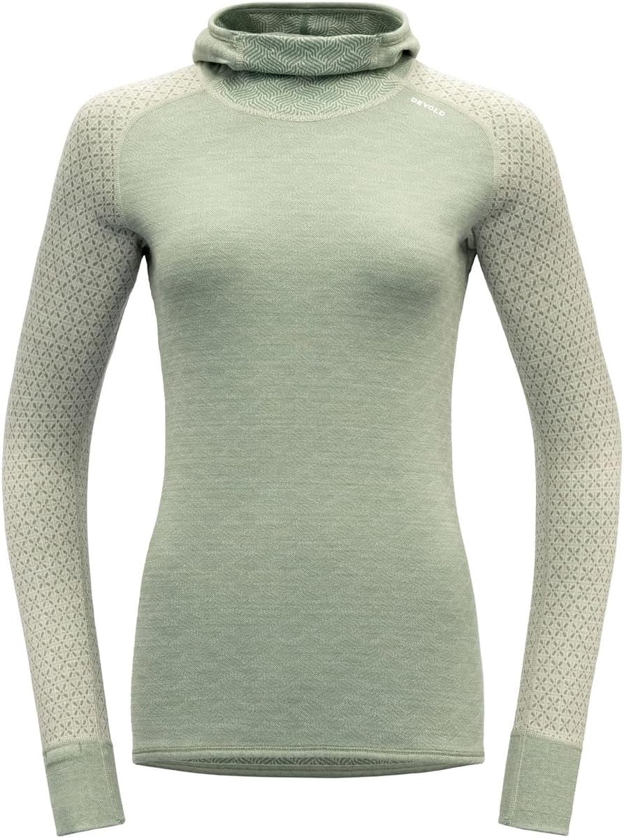 Devold Damen Hoodie S Raw White, S Raw White