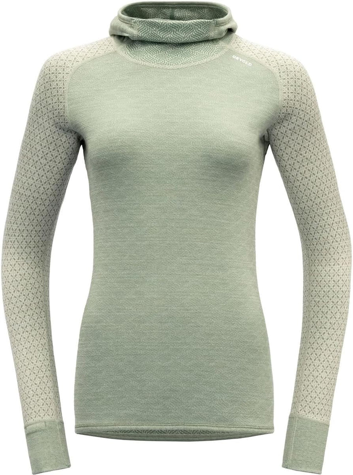 Devold Damen Hoodie S Raw White, S Raw White