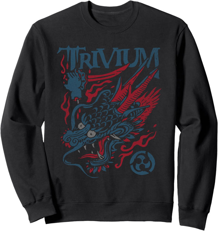Trivium Schreiender Drache Farbe Sweatshirt