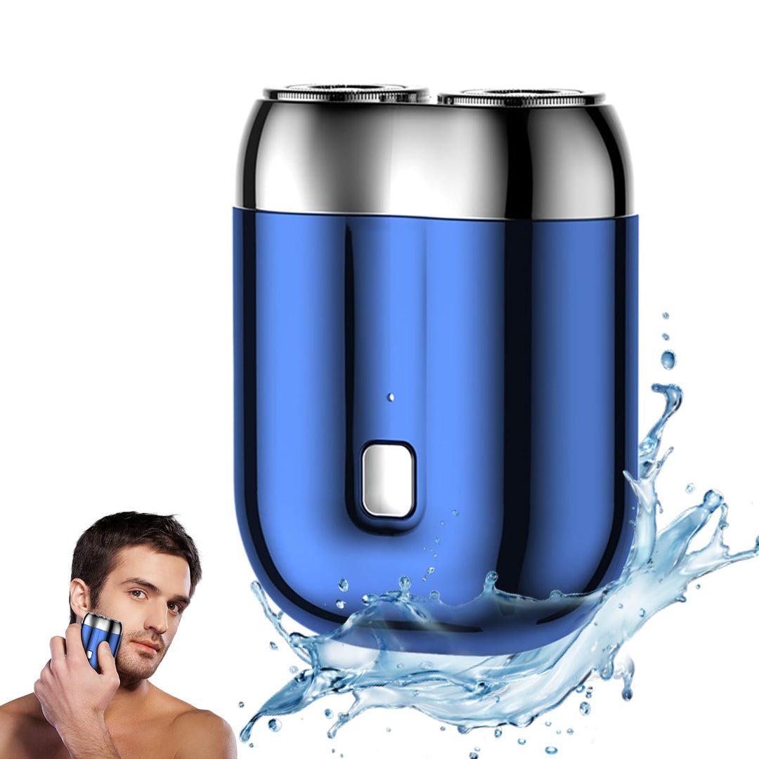 Rasierer Herren Elektrisch, 2025 Neu Mini Portable Electric Shaver, IPX7 Wasserdicht Mini Trockenras
