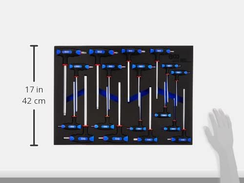 BGS 4010 | Werkstattwageneinlage 3/3: T-Griff Schraubendreher | Innensechskant, T-Profil (für Torx)