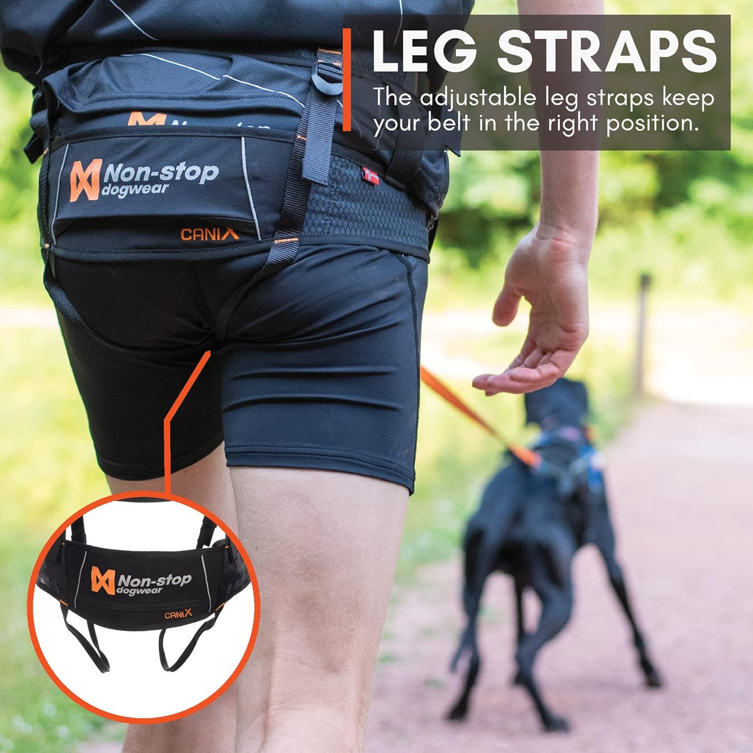 Non-stop dogwear CANIX-Belt | 123X | maximale Sicherheit - minimales Gewicht!, Grösse:M M (1er Pack)