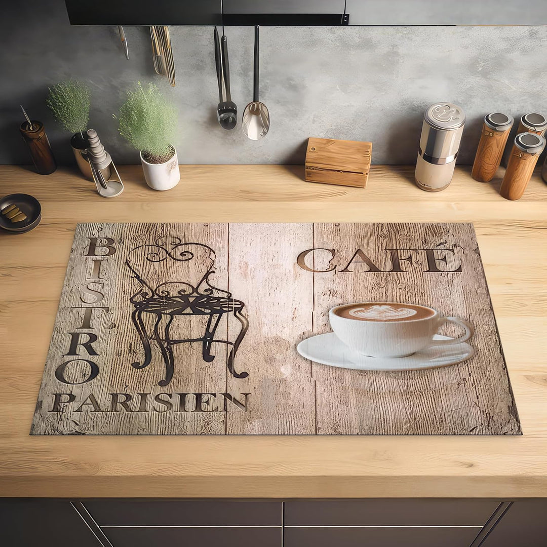KitchenYeah© Herdabdeckplatte Einteilig Abdeckplatten Cerankochfeld Cafe 51.5L x 83B cm, Cafe 51.5L