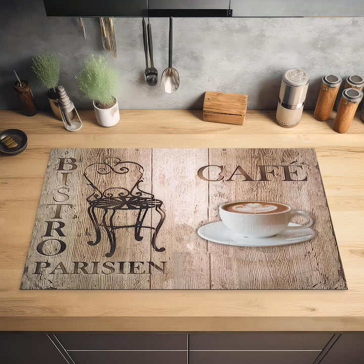 KitchenYeah© Herdabdeckplatte Einteilig Abdeckplatten Cerankochfeld Cafe 51.5L x 83B cm, Cafe 51.5L