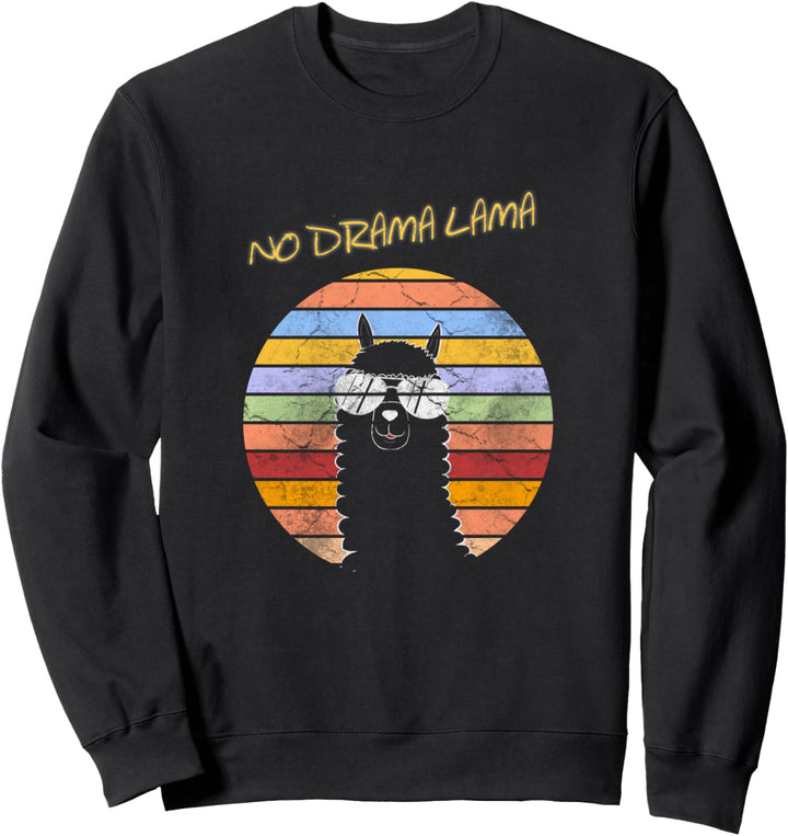 Kein Drama Lama für eine Alpaka-Wanderung Lama. Sweatshirt