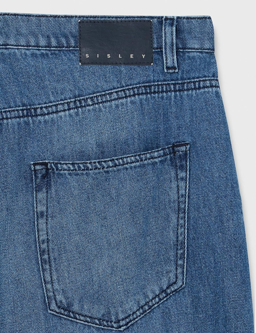 SISLEY Damen Pants 33 Blue Denim 901, 33 Blue Denim 901