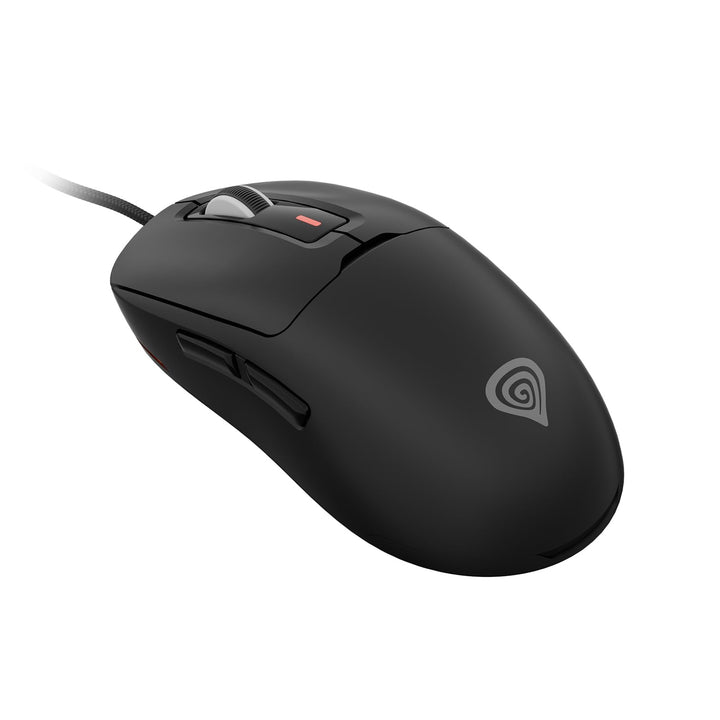 Genesis Krypton 660 Gaming Maus mit Kabel Schwarz, leichte Gaming Maus 49g, 12000 DPI USB PC Maus, P