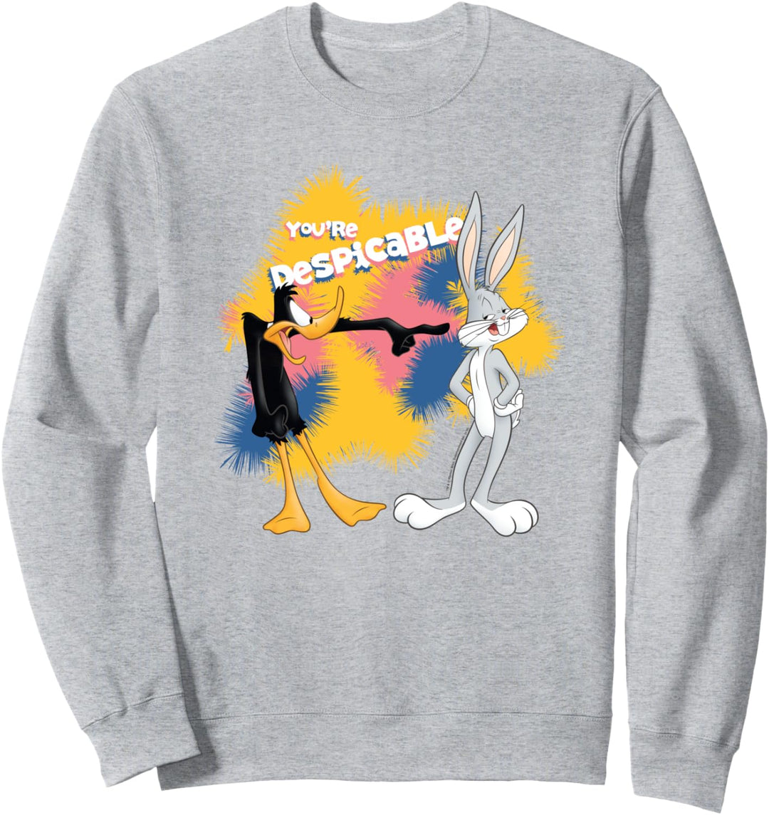 Looney Tunes Bugs and Daffy Despicable Sweatshirt