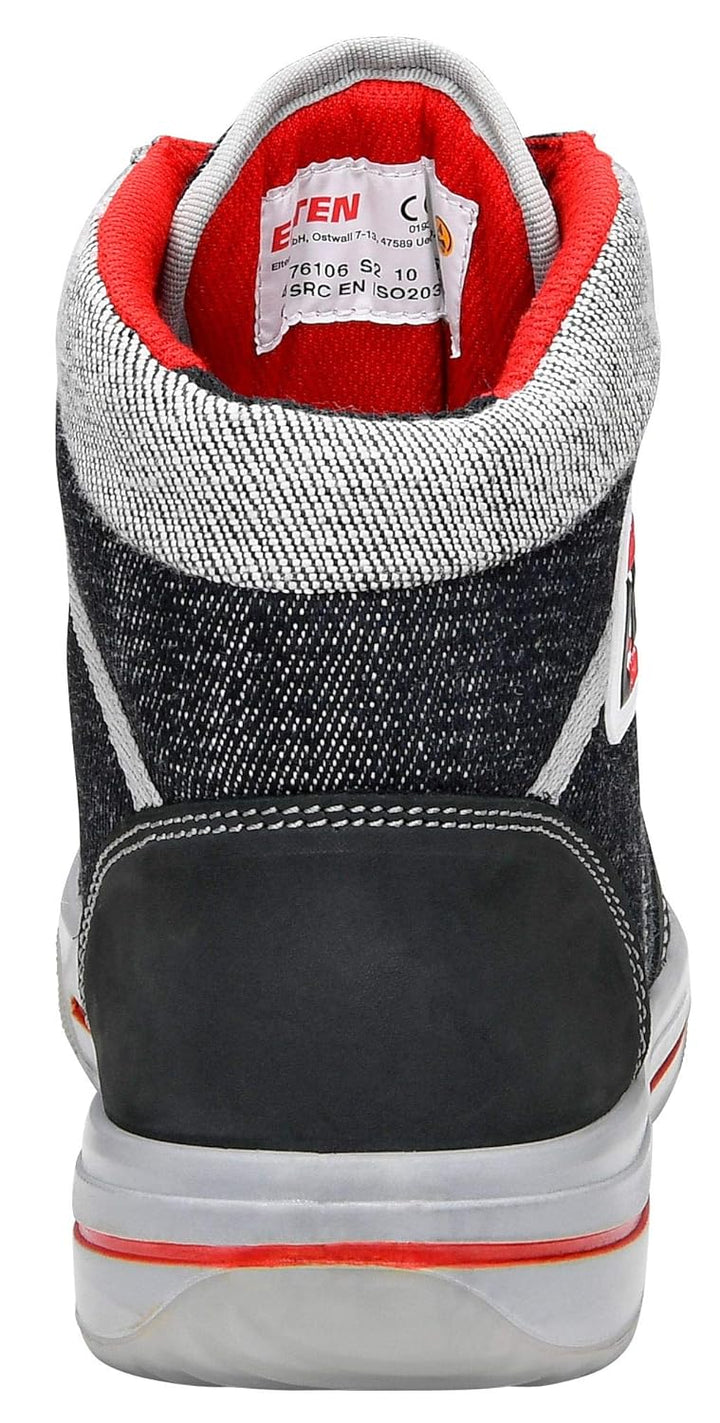 ELTEN Sicherheitsschuhe SENSATION Mid ESD S2, Damen und Herren, Leder/Textil, Stahlkappe, leicht, sp