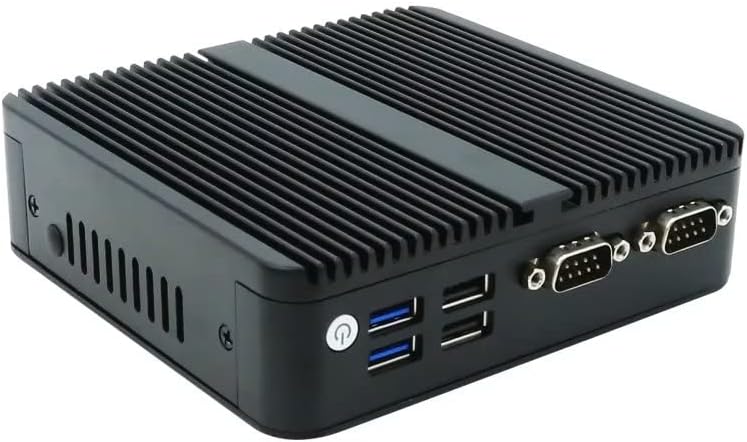 VENOEN Mini PC Industrie 12th Gen J6412 Prozessor, Lüfterlos Mini PC mit WIN11 Pro, 8GB DDR4 256GB S