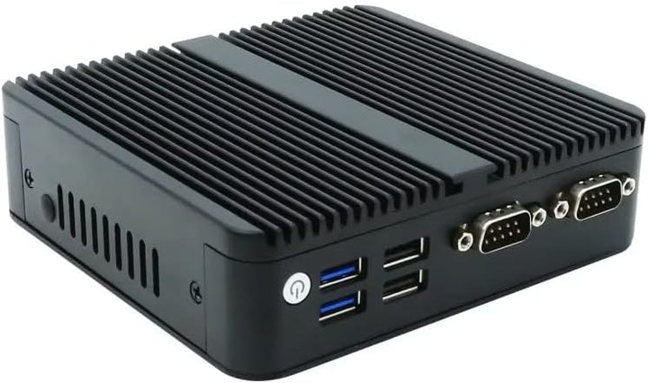 VENOEN Mini PC Industrie 12th Gen J6412 Prozessor, Lüfterlos Mini PC mit WIN11 Pro, 8GB DDR4 256GB S