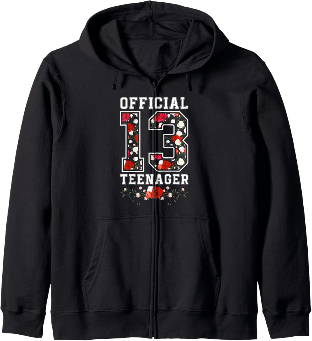 Offizielles Teenager 13 Jahre alt 13. Geburtstag Geschenk Kapuzenjacke