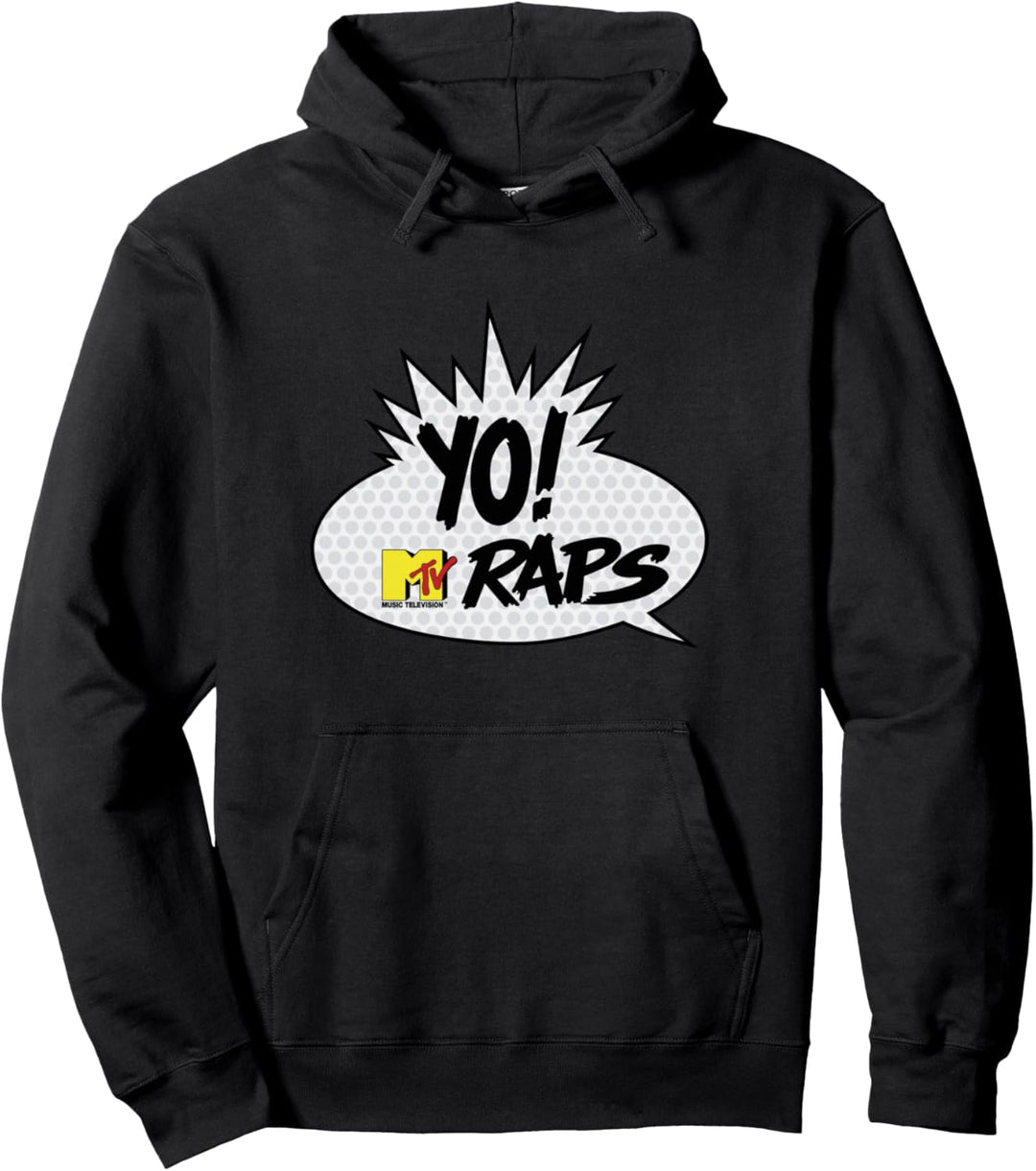 MTV YO! MTV Raps Comic Book Talk Bubble Pullover Hoodie