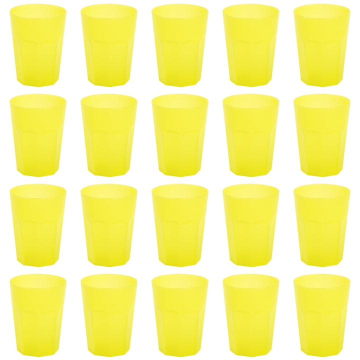 ENGELLAND 20x Kunststoffbecher Trinkbecher Party-Becher Plastik Trink-Gläser Mehrweg Coktailbecher G