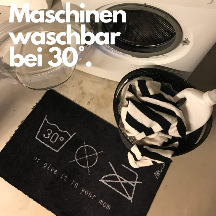 Mad about Mats Fussmatte Perla, Türvorleger, Indoor, Badematte, Pink Rot, Mit Spruch Smile., Trendy,