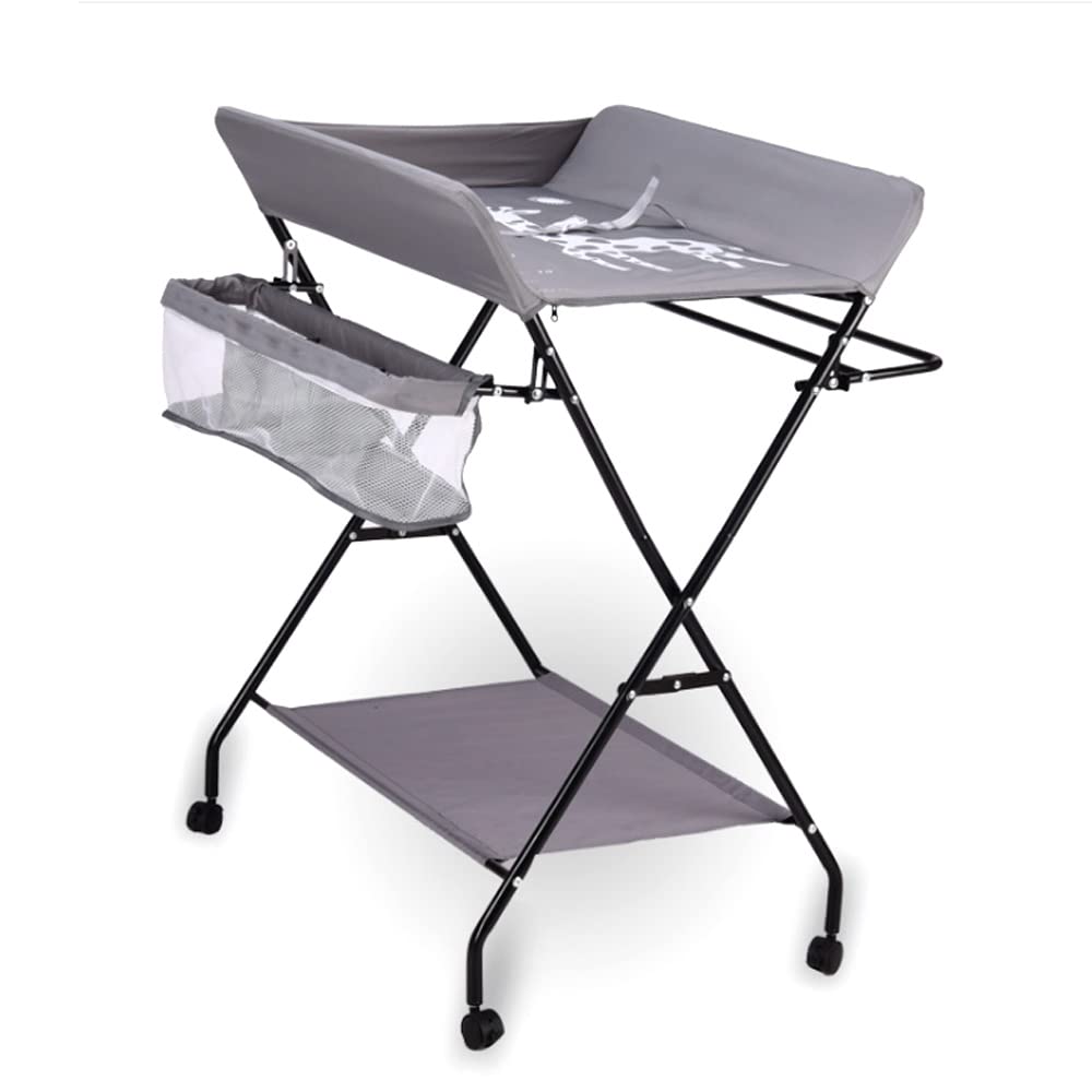 Baby Wickelkombi Mobiler Bade-Wickeltisch faltbar,klappbare Wickelkommode mobiler,Wickeltisch mit Wi