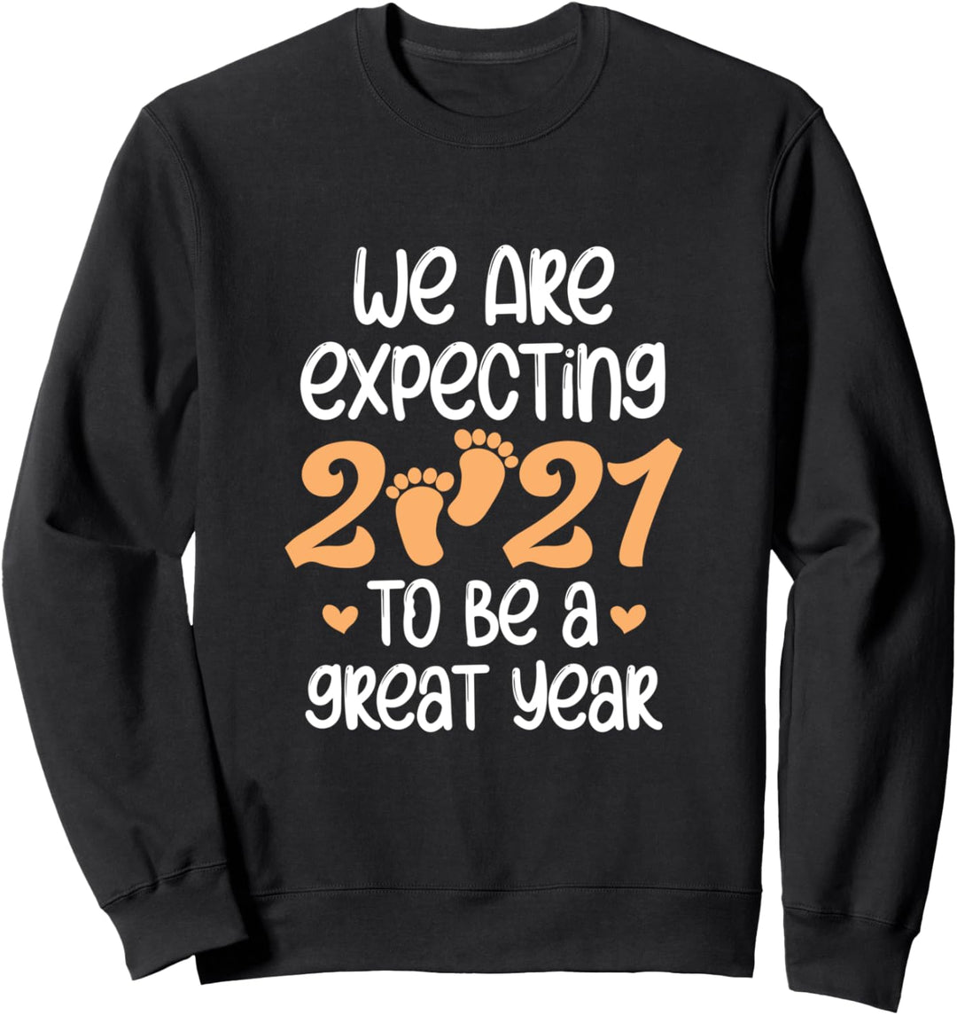 Schwangerschaft Ankündigung 2021 Expecting Mom Baby Reveal Sweatshirt