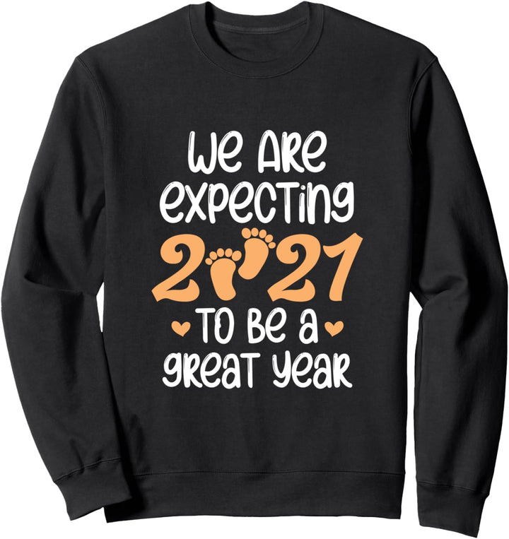Schwangerschaft Ankündigung 2021 Expecting Mom Baby Reveal Sweatshirt