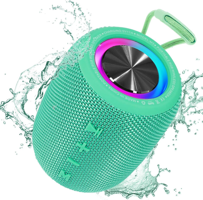 SENXINGYAN 20W Bluetooth Lautsprecher – Tragbare Musikbox mit 360° Stereo-Sound, LED-Lichtshow, IPX6