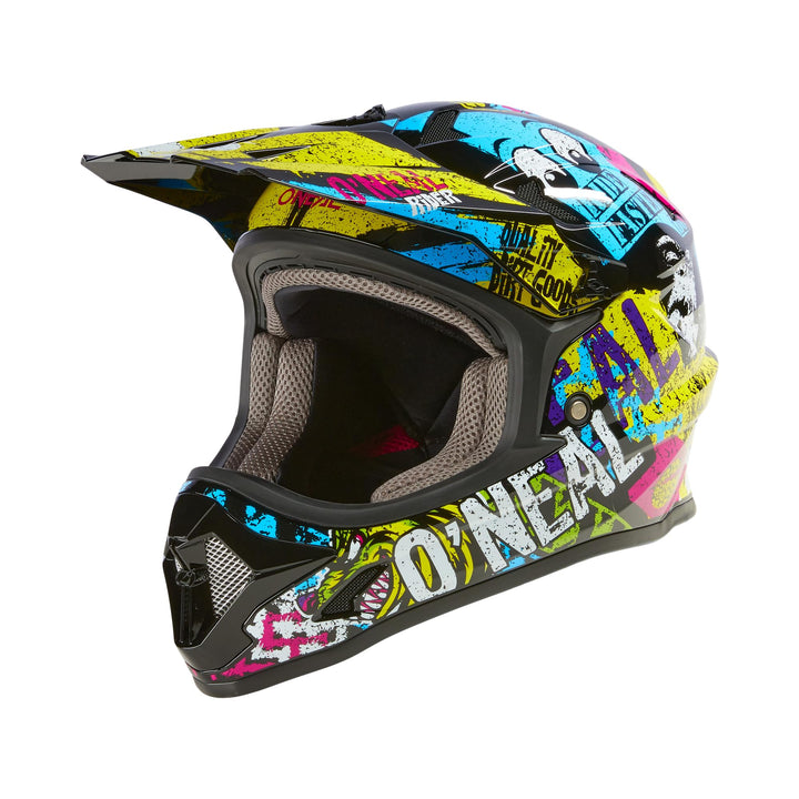 O'NEAL SONUS Helm SOLID Grau/Rot M Multi, M Multi
